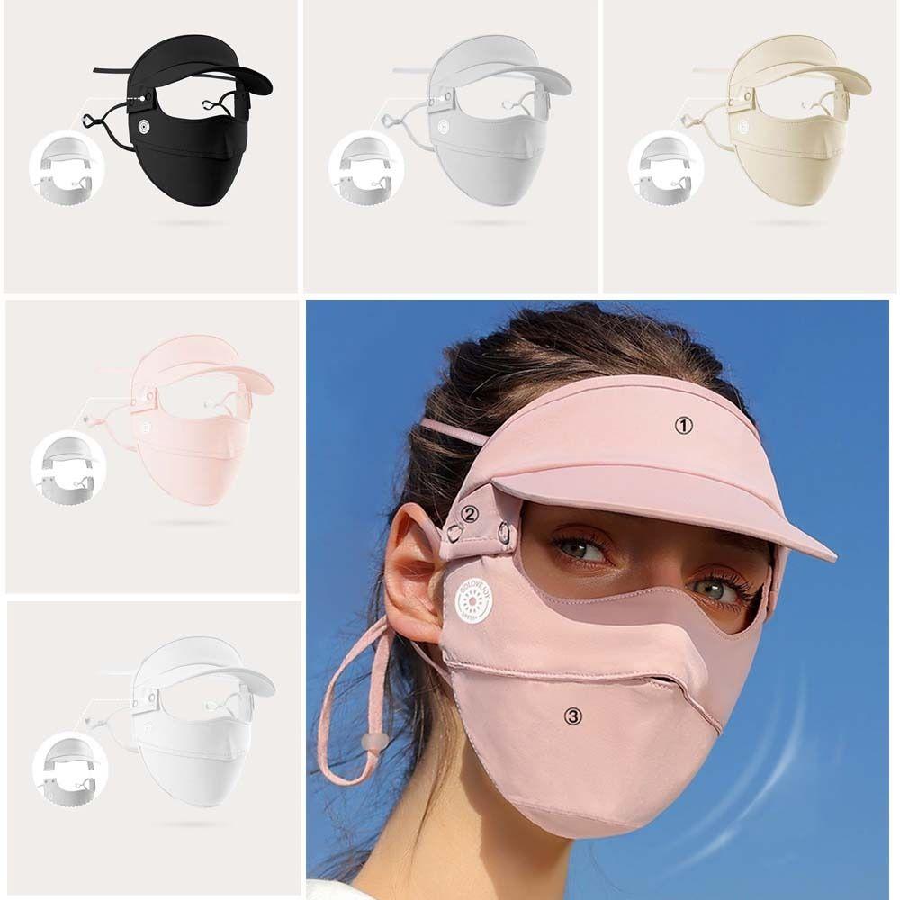 

Men Women Anti-UV Breathable Sun Proof Ice Silk Bib Sports Hat Neckline Cap Golf Mask