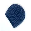 FENDI FXQ798 beanie hat knit hat knit cap Zucca logo  Knit hat Cashmere Navy