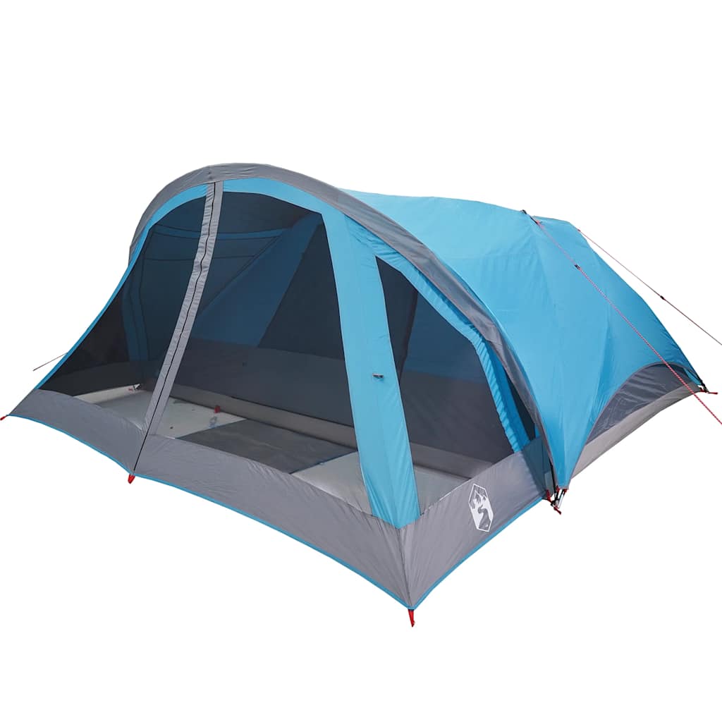 Family Tent for 6 Persons Blue Waterproof