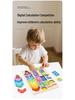 Kids' Wooden Number Puzzle and Large Building Blocks – Early Learning Toy