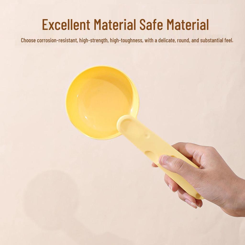 Long Handle Cat & Dog Food Spoon with Sealing Clip - Measuring Shovel for Kitten Feeding