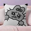 Kawaii OOpanchu Usagi  Cushion Cover 30x50 Polyester Sofa Cushions Decorative Throw Pillows Home Decoration Pillowcover