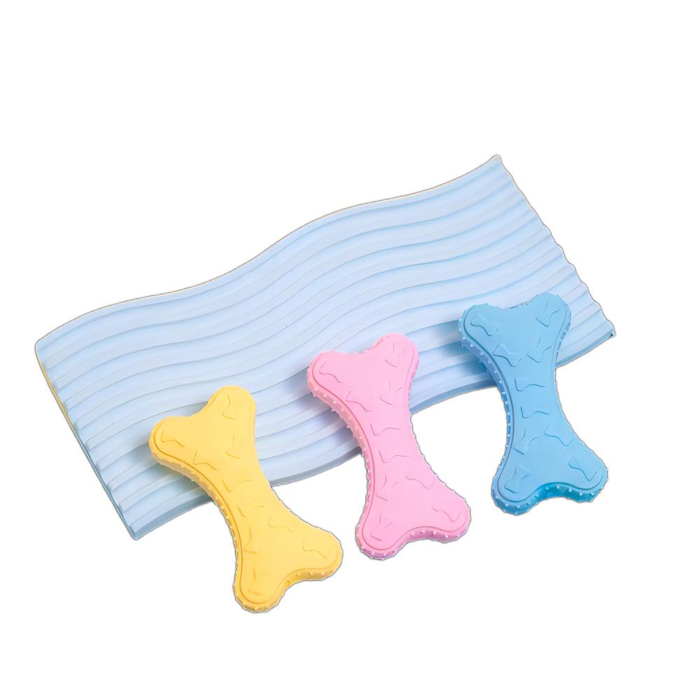 Durable TPR Teething Dog Toys for Golden Retrievers and Corgis - Bite-Resistant Cleaning Sticks and Balls