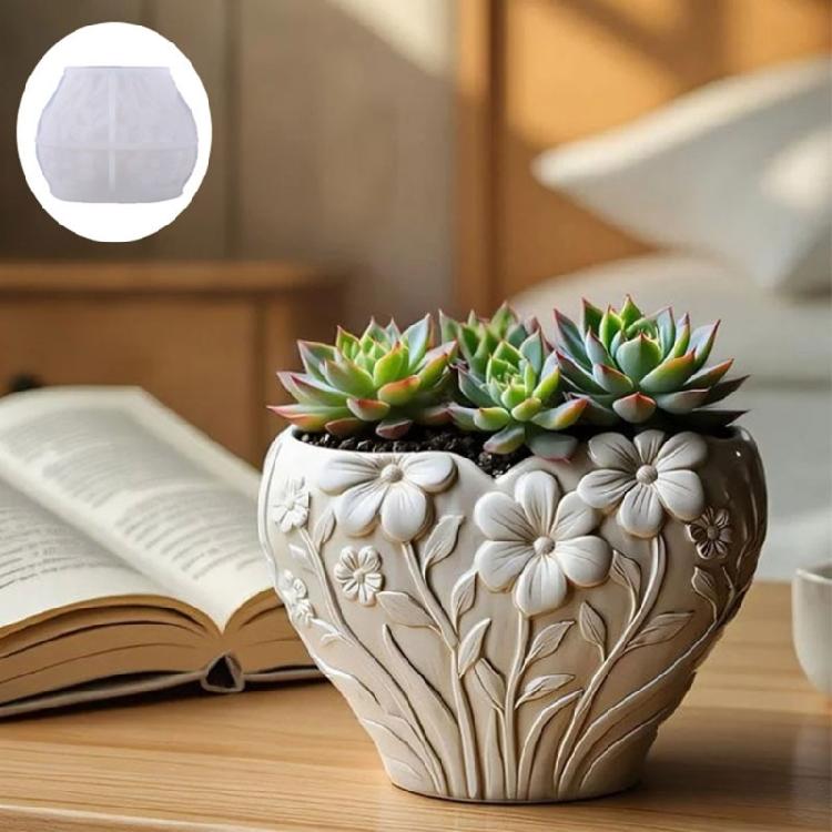 Elegancka Silikonowa Forma Serce Ogrodowe Formy do Doniczek do Odlewania Żywicy Tworzenia Biżuterii i Kreatywnych Rękodzieł