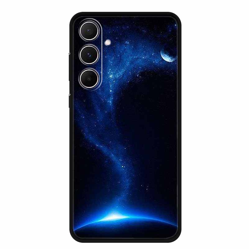 For Samsung Galaxy A55 5G Case Animals Soft Silicone TPU Phone Cases Back Cover For SamsungA55 Wolf Protector Cute Girl Shell