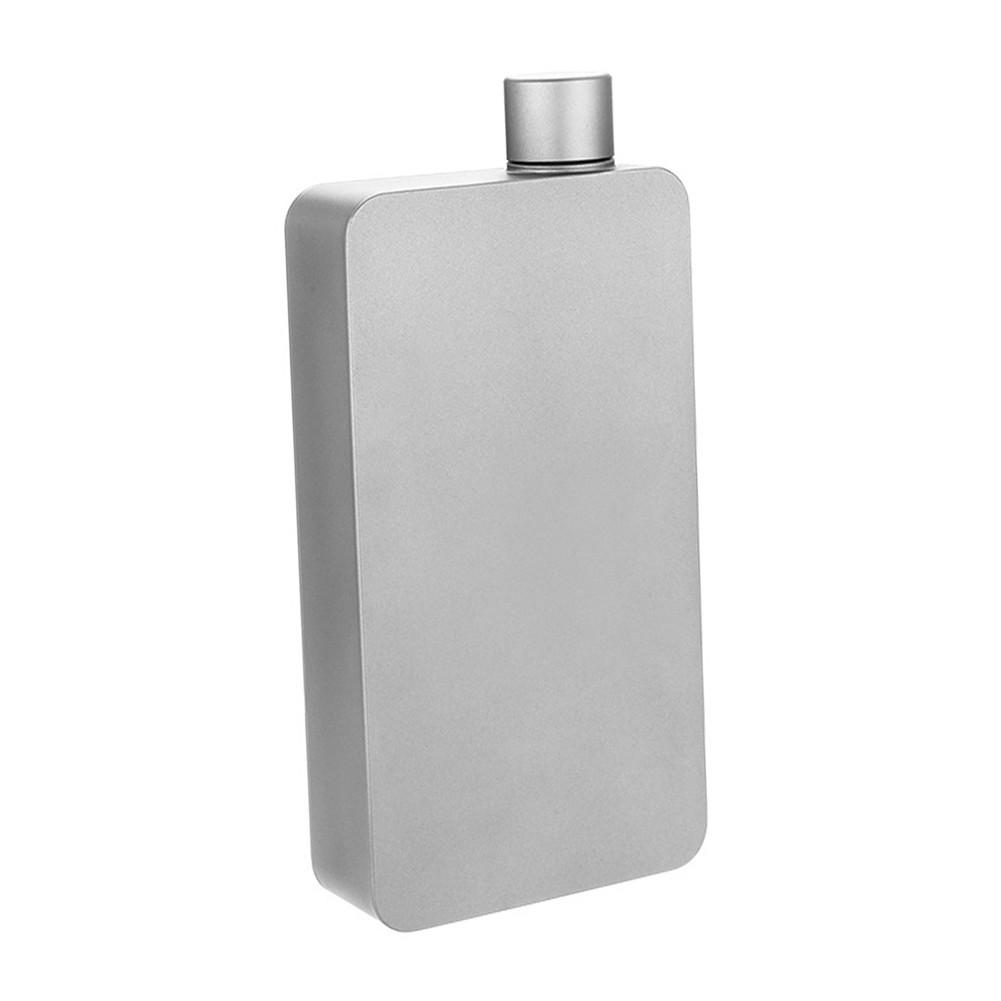 Pure Titanium Flask Square Hip Flask
