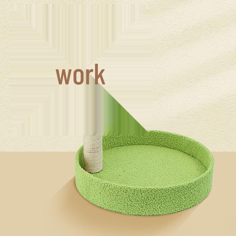 Winter Warm Cat Bed & Scratching Post with Durable Sisal - Vertical Climbing Frame & Toy