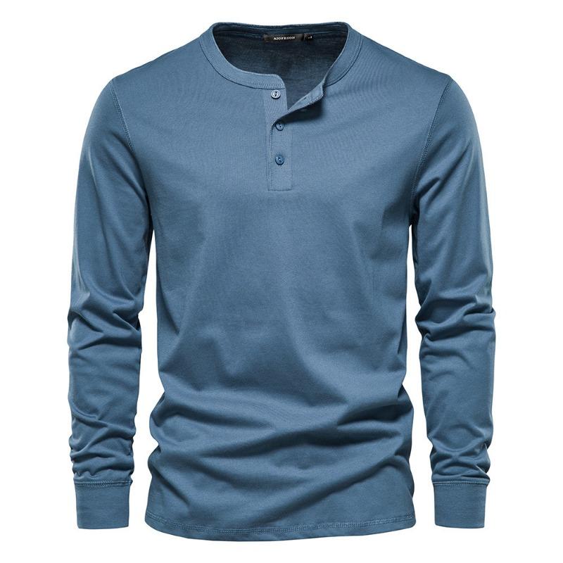 Men's Autumn New Slim Fit Long Sleeve T-Shirt Round Neck Casual Versatile Base Layer
