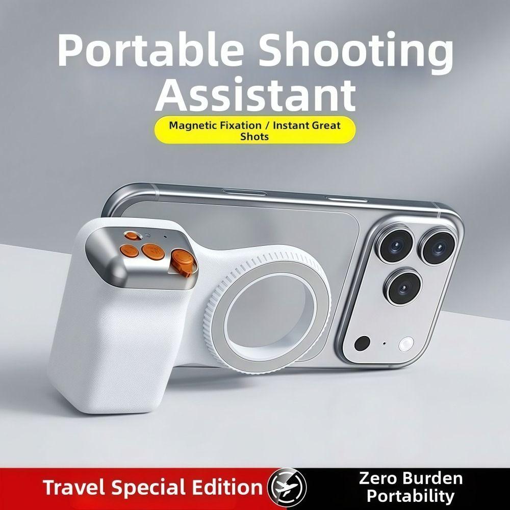 Double-sided Magnetic Phone Camera Shoot Hand Grip Remote Control Phone Shooting Holder for Phone12-17/HUAWEI/SAMSUNG ETC