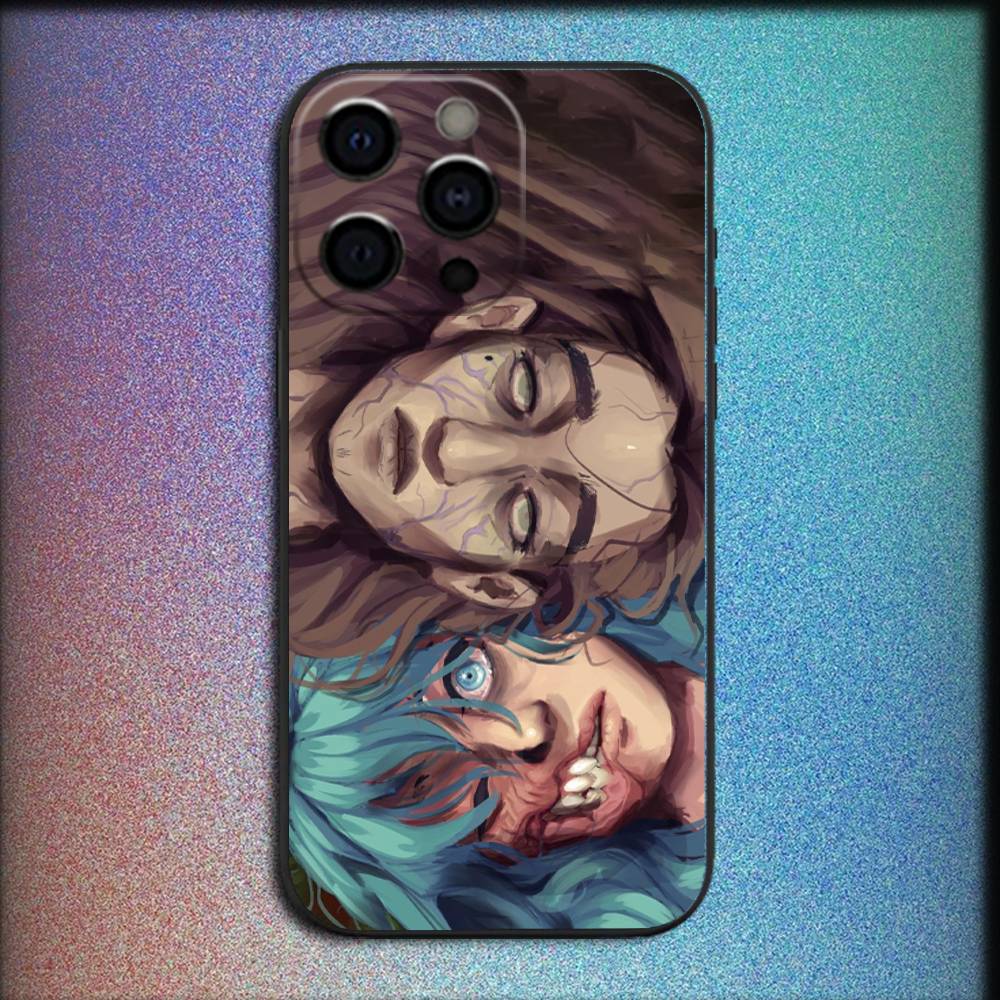 

Phone Case For iPhone 16,15,14,13,12,11,Pro,XS,Max,XR,Plus,E,Mini Shockproof Cartoon S-Sally Face SF Cool Black Cover iPhone15