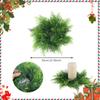 Christmas Rings Wreaths,Artificial Snow Pine Needle Garland Table Centerpieces for Kitchen Cabinets,Window