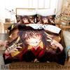 Personality Anime Hu Tao Bedding Set AniThree Piece Bedding Set - Luxury Comforter Set with Queen King Size Including pillowcase