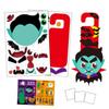 DIY Children's Cartoon Halloween Decorative Door Stickers, Festival Pumpkin Festival Game Set .