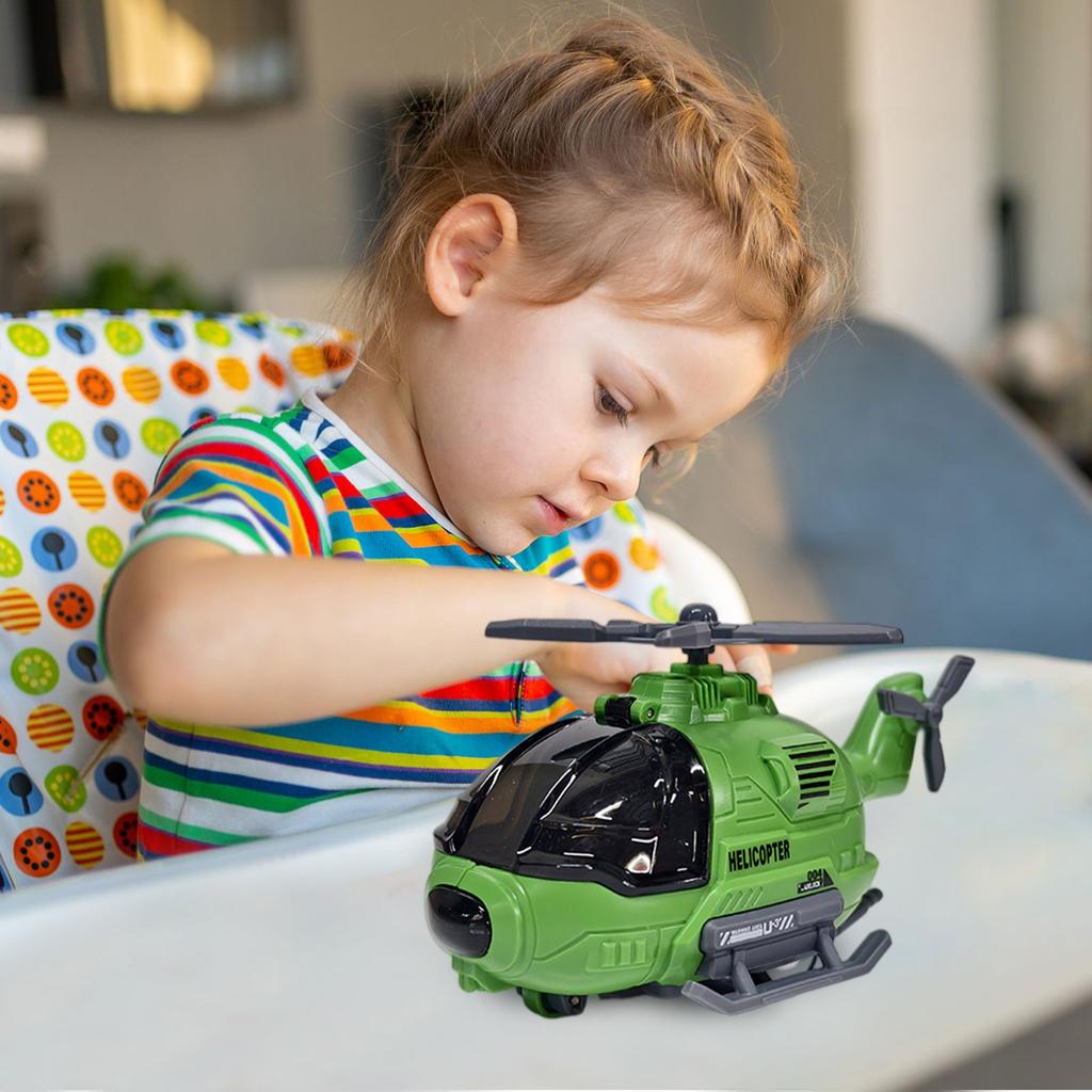 Simulation Helicopter Model With Spinning , Suitable For Birthday Party Gifts For Boys And Girls