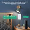 2025 New Design Products Tuya Smart Wifi Wall Switch Us Standard Glass Touch Panel Light Switch Support App Remote Control