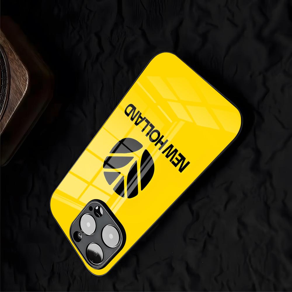 

Tractor N-New H-Holland Phone Case For IPhone 17 Air Pro Max 16 15 14 Pro Max 13 12 Plus Glass Cover iPhone 14 Pro