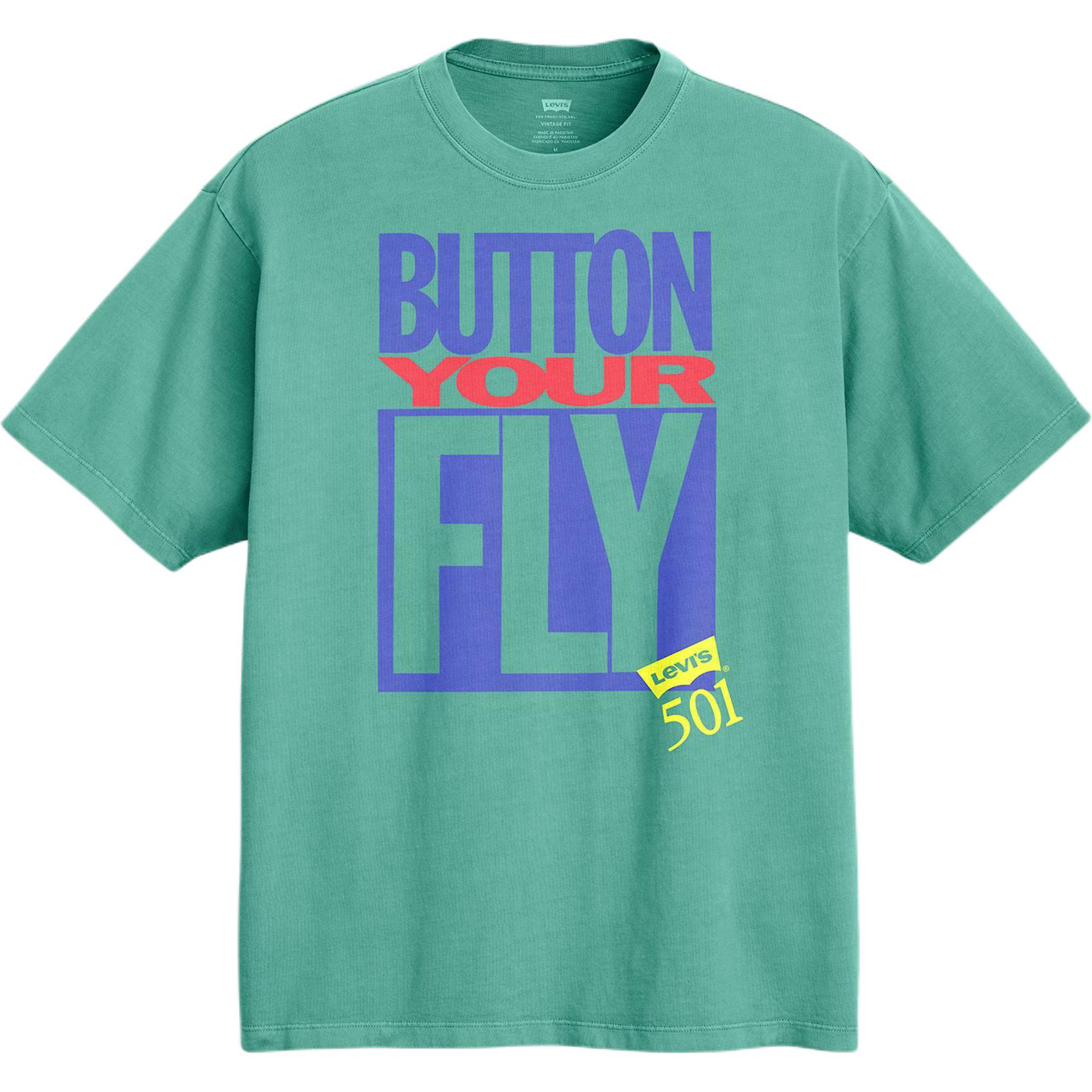 

Levis Простая Удобная Универсальная Винтажная Свободная Футболка с Коротким Рукавом Мужская Футболки Зеленый 87373-0359 S