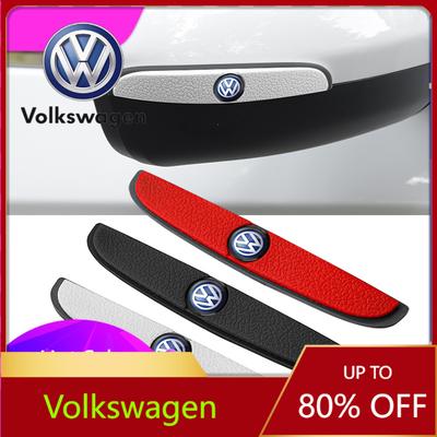W162Car Sticker For VW Jetta MK5 Golf 4Pcs Car Door Rearview Mirror Anti-Collision Strip Stickers Accessories For Volkswa