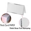 Exquisite Place Cards Name Cards with Gold Edging for Weddings and Banquets