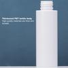 100ml/150ml/200ml Nachfüllbare Flasche Leer Geruchsfrei Verdickt Weiß Flache Schulter Kosmetik Sprühflasche für Heimgebrauch