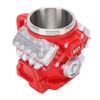 Engine Coffee Mug Innovative Home Power Decorative Item Ornament for Car Lovers Red V8
