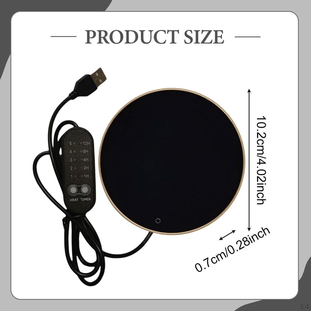 Anti Slip Fast Heating Desk Gifts, Travel Men Women, Office Home Electric Beverage Warm