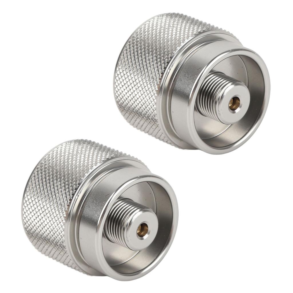 2Pcs Cassette Gas Tank Converter Connector Cylinder Adapter for Outdoor Camping Picnic