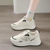 Sneakers women's 2025 summer new platform dad shoes women's mesh white shoes versatile student height-increasing running shoes