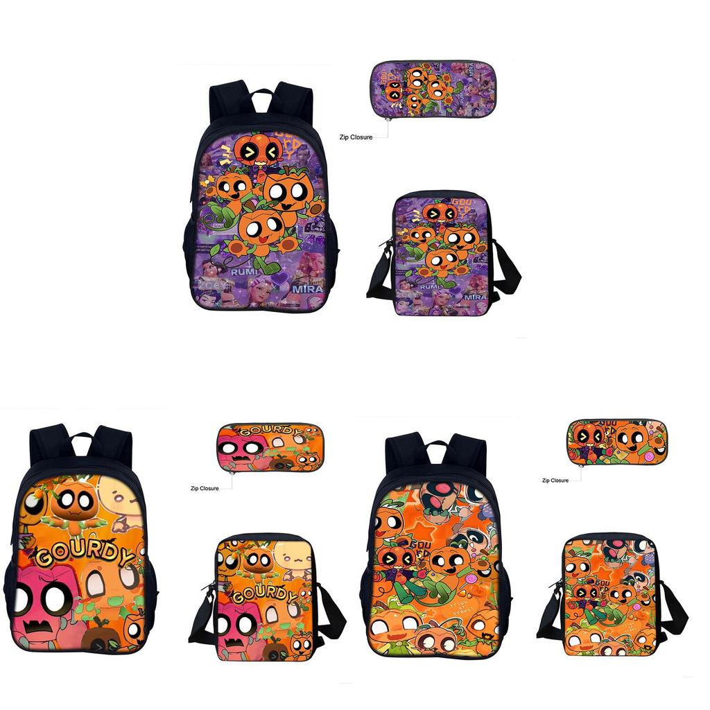 Dandys World Gourdy Childrens Backpack Pack With Cartoon Print And Waterresistant Material For Students