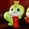 Resin Crafts Small Snake Baby Figurine Traditional Snake Year Mascot  Micro Landscape Decorations
