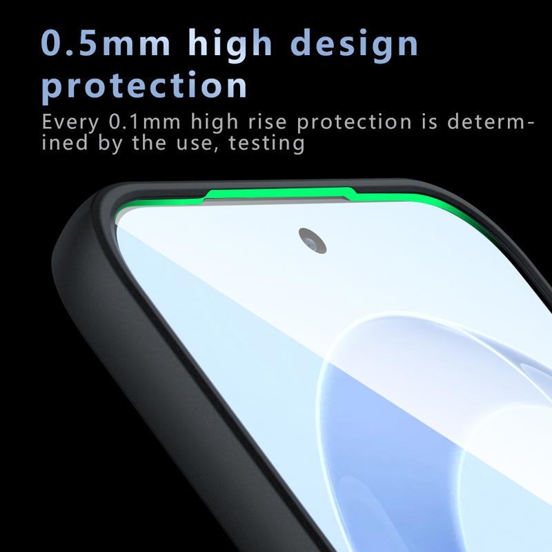 For Xiaomi Redmi K90 Pro Max Case Shockproof Frosted Skin Feel Matte PC+TPU Anti-fingerprint Transparent Cover For K90 Pro Max