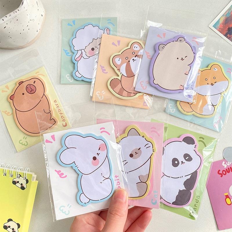 Office School Supplies Cute Cartoon Notes Kawai Student Stationery N Times Sticky Wholesale Lovely Memo Pad Notebooks Pads