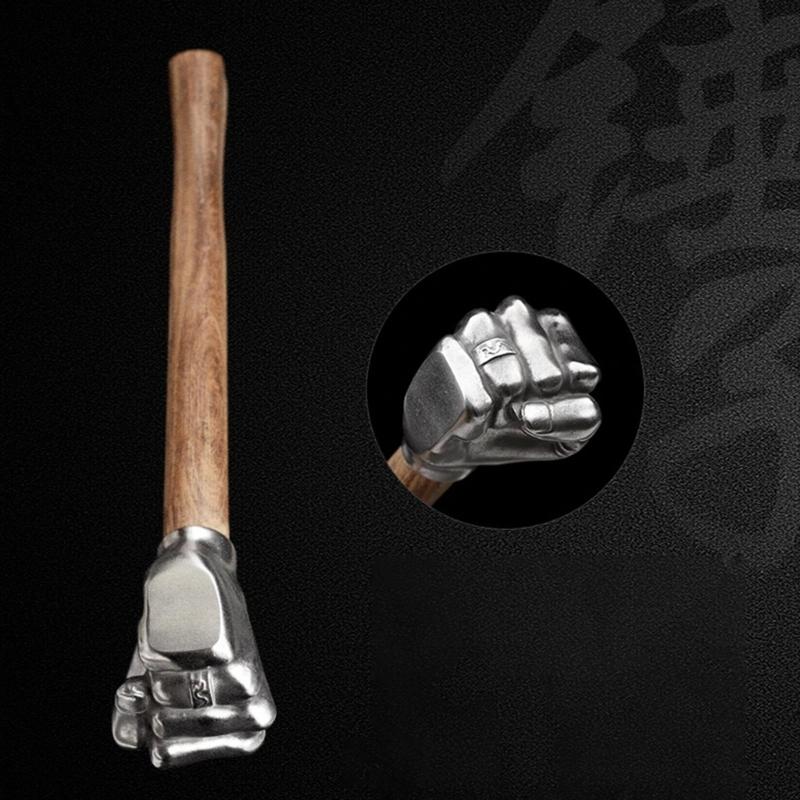 Fausthammer Handwerksornament Hammer mit Holzgriff Multifunktioneller Edelstahlkopfhammer DIY Handarbeit
