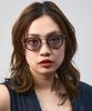 Zoff X UNITED ARROWS ZO241G01-14E1 Boston Sunglasses Black UV Protection Unisex Metal Frame Modern Style