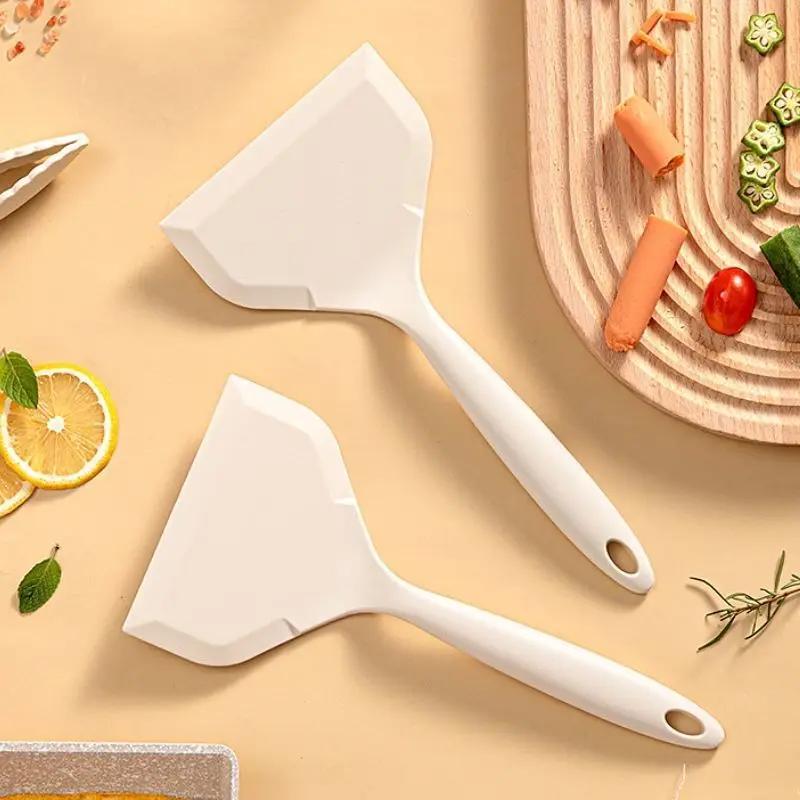 Pancake Baking Scoop Silicone Heat Resistant Spatula Household Food Grade Non-stick Frying Pan Sushi Steak Fish Kitchen Tools