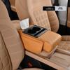 New Product Car Center Console Organizer Universal Armrest Pad Leather Cover Multifunctional Cup Phone Holder Foam Cushion