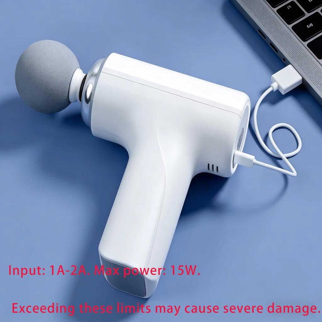 Portable Massage with 4 Interchangeable Heads LED Display - Full Body Percussion Massager for Deep Muscle Relaxation Fuel Injectors 6