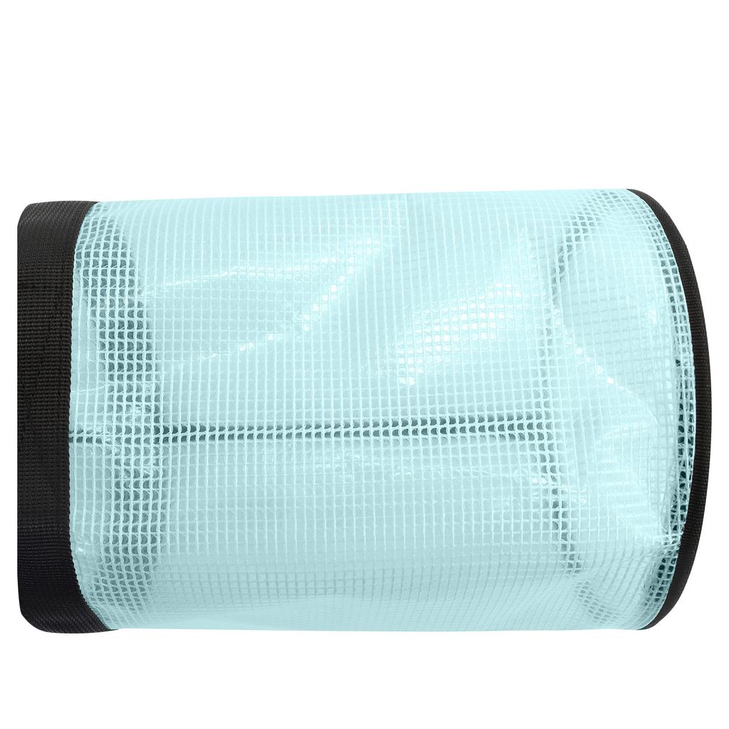 PVC Transparent Storage Bag Cylinder Zipper Carrying Case 60CM Clear Durable Portable Organizer for Various Items
