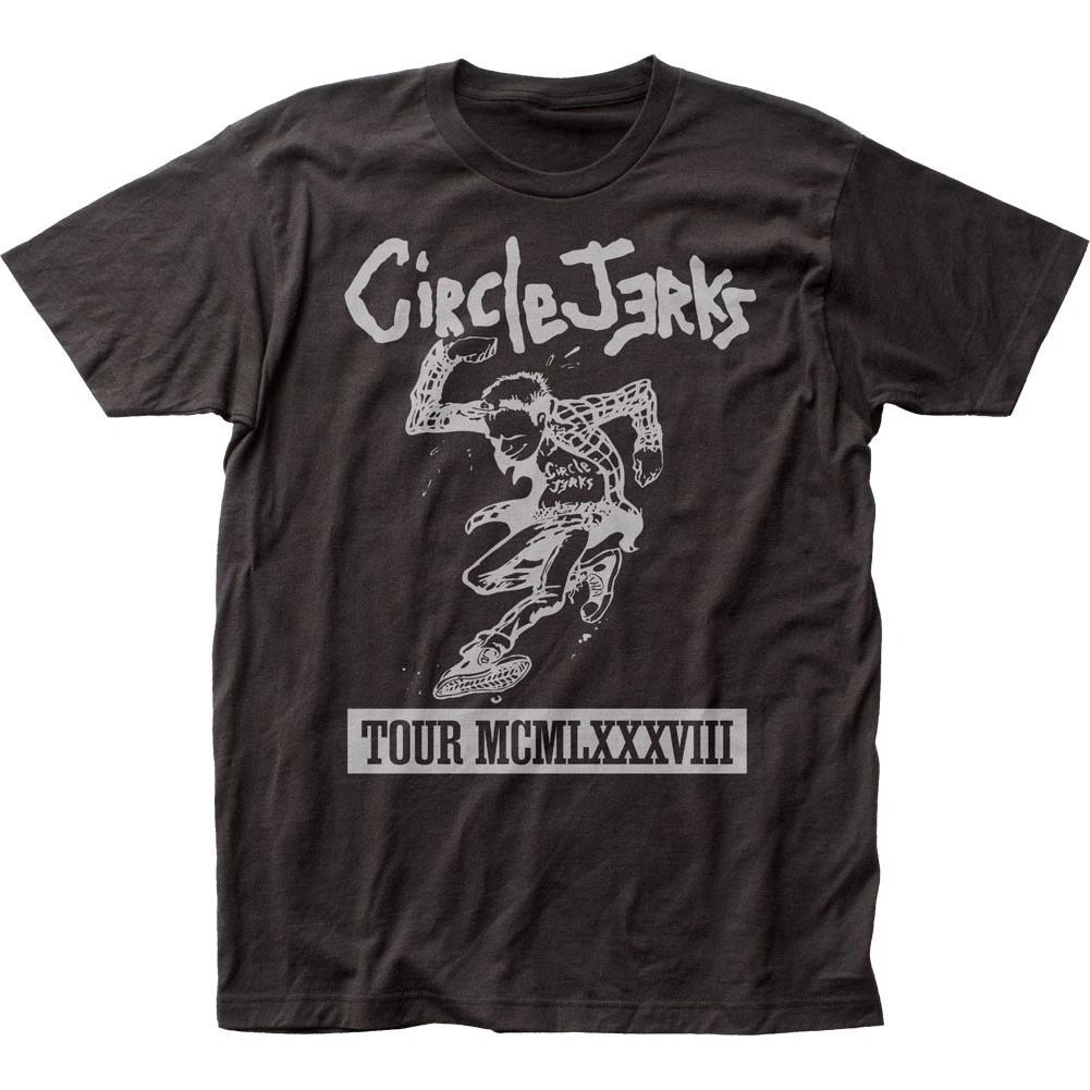 Circle Jerks 1988 Tour Mens T Shirt Music Classic Concert Rock Band Tee Black XL