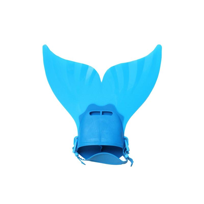 Adjustable Mermaid Silicone Swimming Fins Wear-Resistant Hard Fin for Kids Swim Training Pool Beach Summer Activities