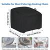 Outdoor Rocking Chair Covers Waterproof Dust Sleeve Sunproof Windproof Patio Chair Cover For Rattan Lounger Yard Garden Home
