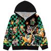 New Comic Print Zippered Hooded Jacket for Kids (Sizes M/L)