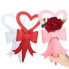 Handheld Flower Packaging Box Romantic Paper Bowknot Rose Flower Box Portable Decorative Flower Arrangement Box Party Decor