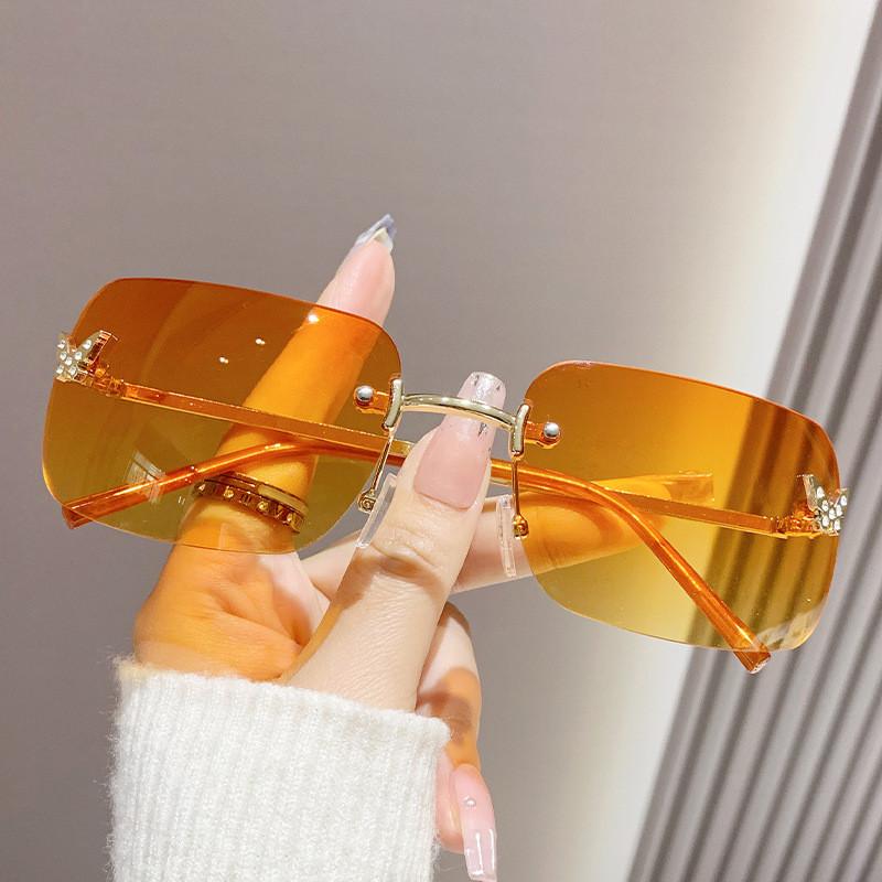 Y2k Fashion Square Eyewear With Uv400 Antireflective Coating For Travel And Outdoors