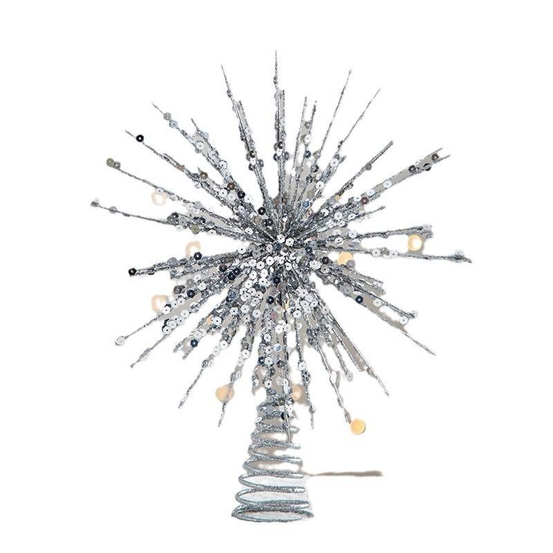 Christmas Modern Minimalist Tree Star Ornament 3d Snowflake Design Decor Festive