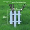 White PVC Fence: Indoor/Outdoor Garden Barrier and Decorative Guardrail