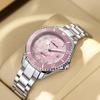 X-GEAR Top Luxury Women's Waterproof Luminous Date Watch Stainless Steel Female Clock Sport Fashion Mechanical Wristwatch