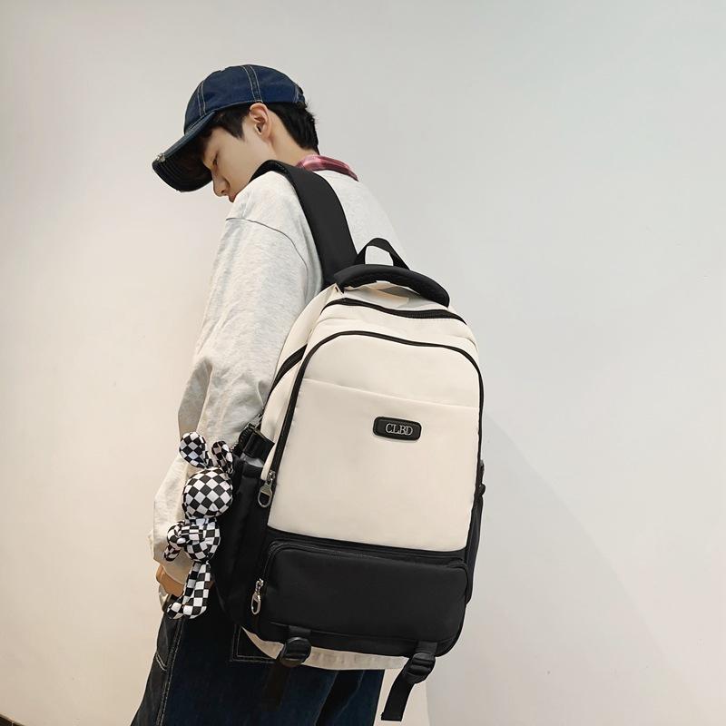 Schoolbag Travel Backpack Women's 1011 New Travel Mountain Climbing Contrasting Color Large-capacity Schoolbag Lightweight Versatile Casual Backpack