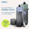 Gourde filtrante - Brita - Active - 0.6L - Filtre charbon actif - 2 microdiscs inclus