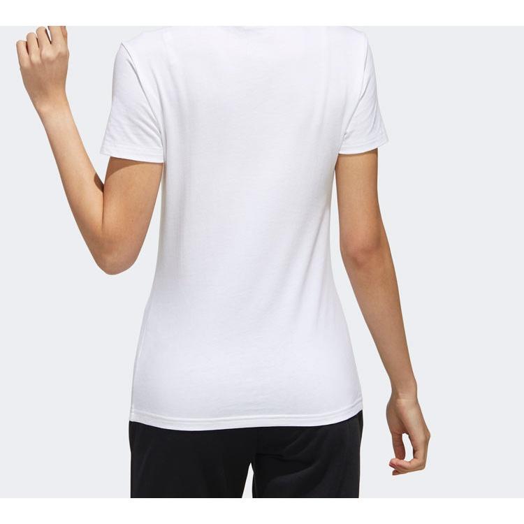 (WMNS) Adidas Neo W Esntl Lg T 1 Casual Sports Short Sleeve White Women's FP7873